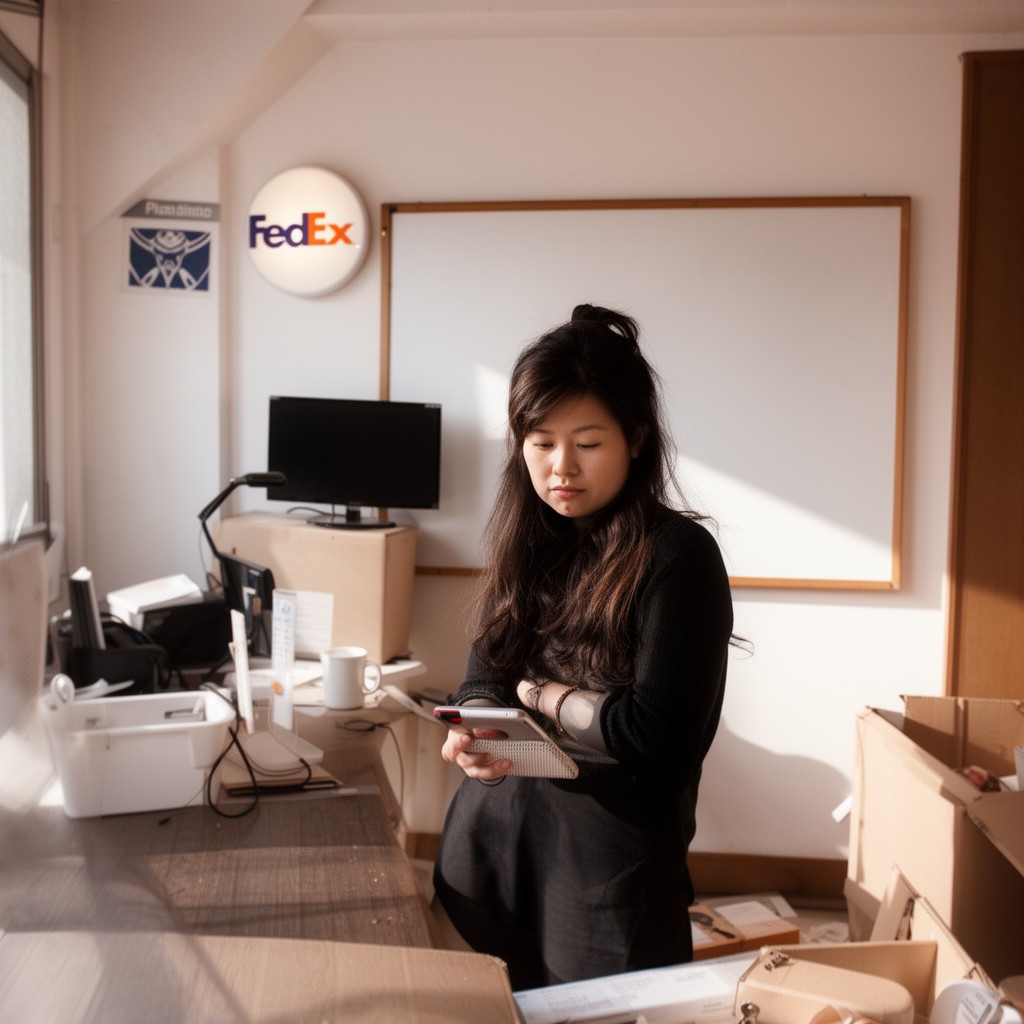 AI-generated illustration of FedEx