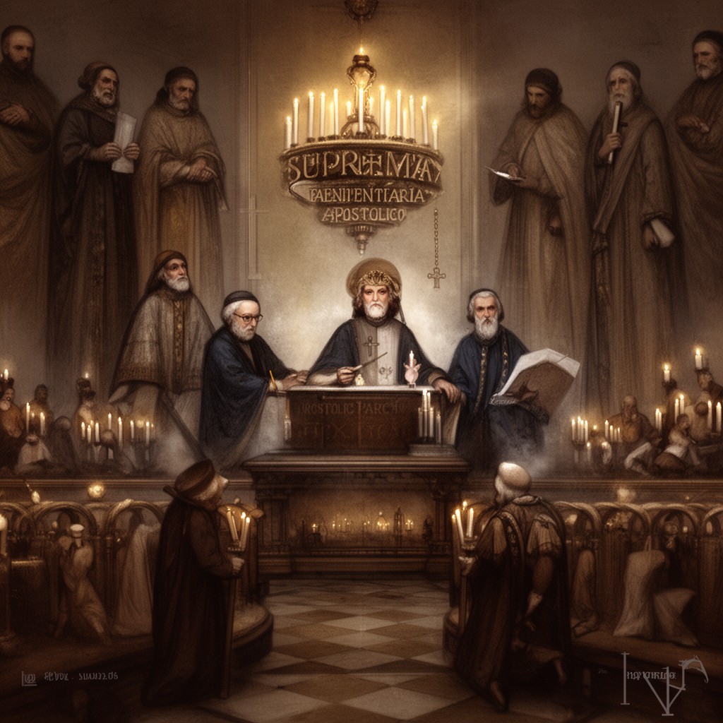 AI-generated illustration of Suprema Paenitentiaria Apostolica