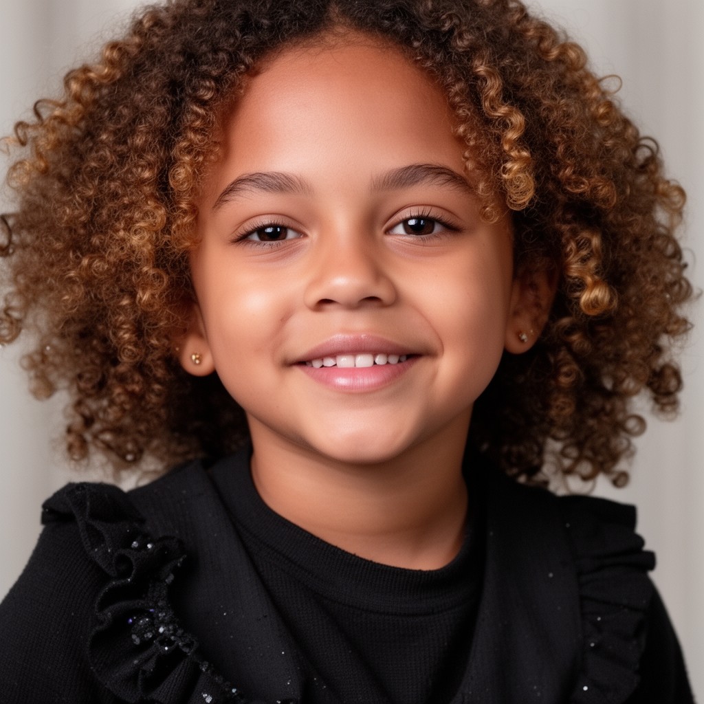AI-generated illustration of Blue Ivy Carter