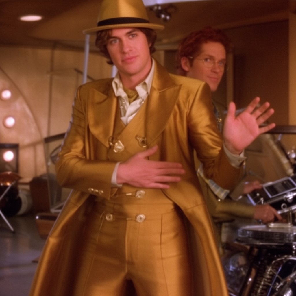 AI-generated illustration of Austin Powers in Goldmember