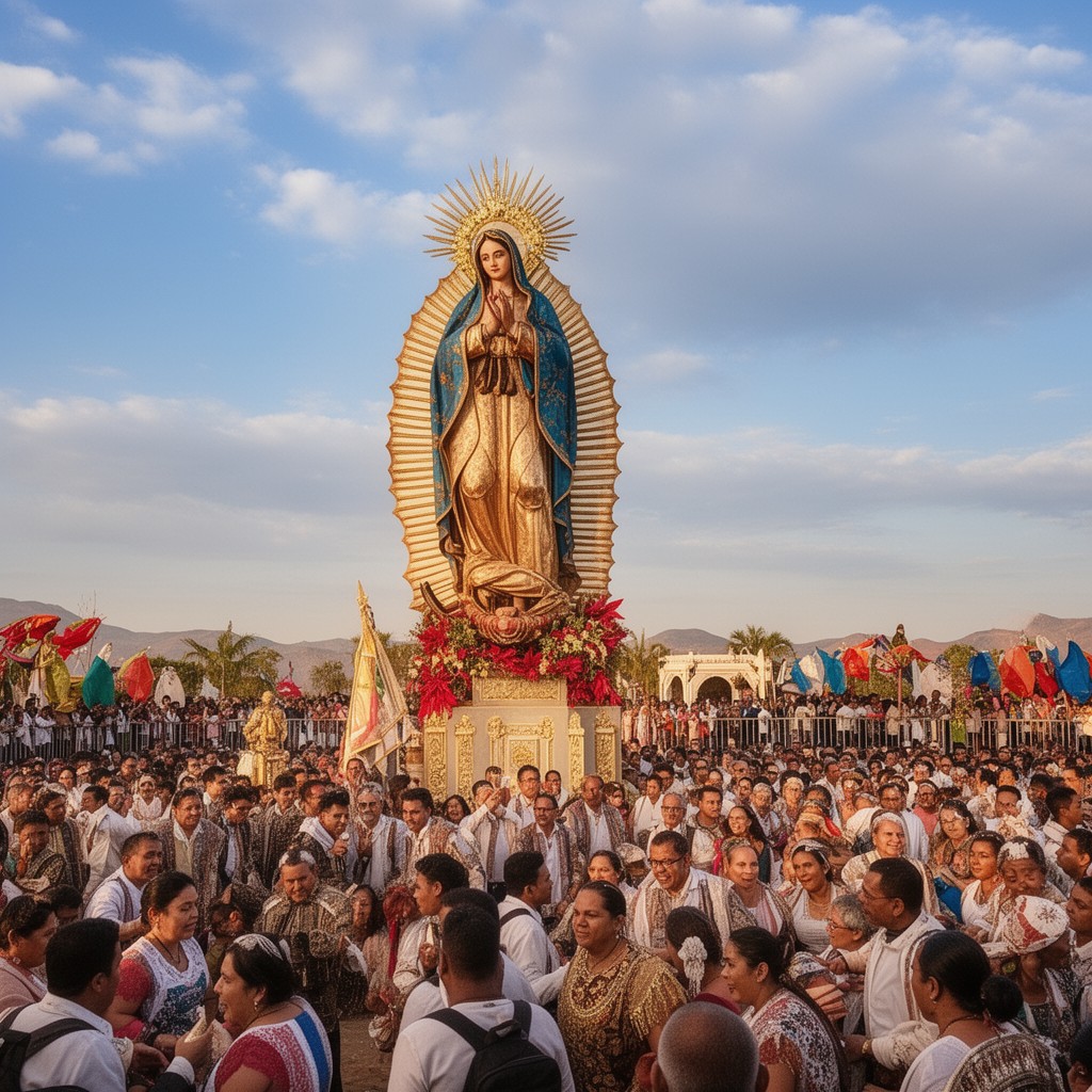 AI-generated illustration of Feast of Our Lady of Guadalupe