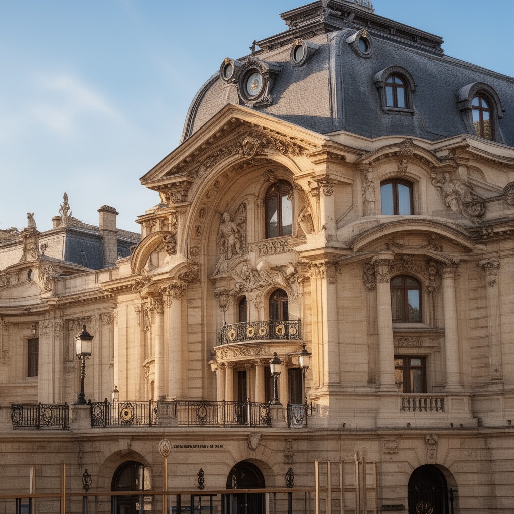AI-generated illustration of Conservatoire de Paris