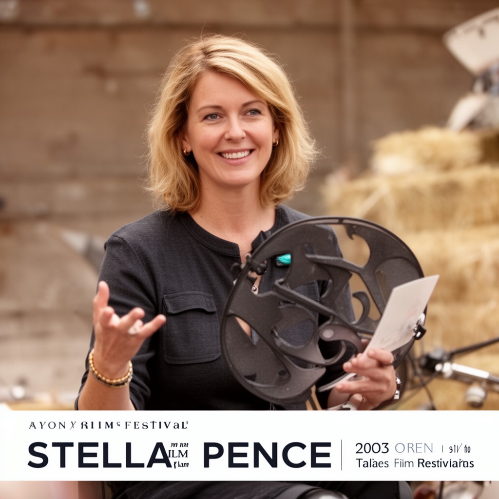 AI-generated illustration of Stella Pence