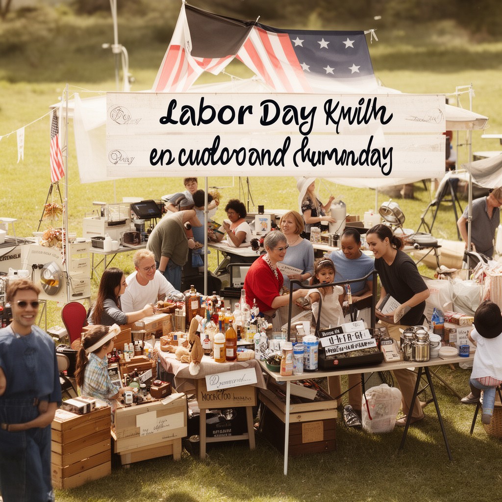 AI-generated illustration of Labor Day weekend