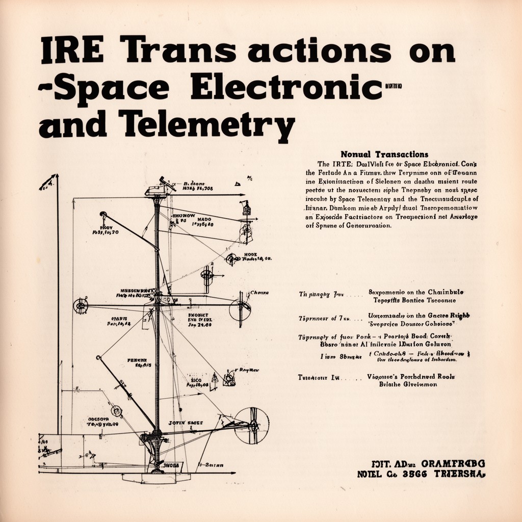 AI-generated illustration of IRE Transactions on Space Electronics and Telemetry