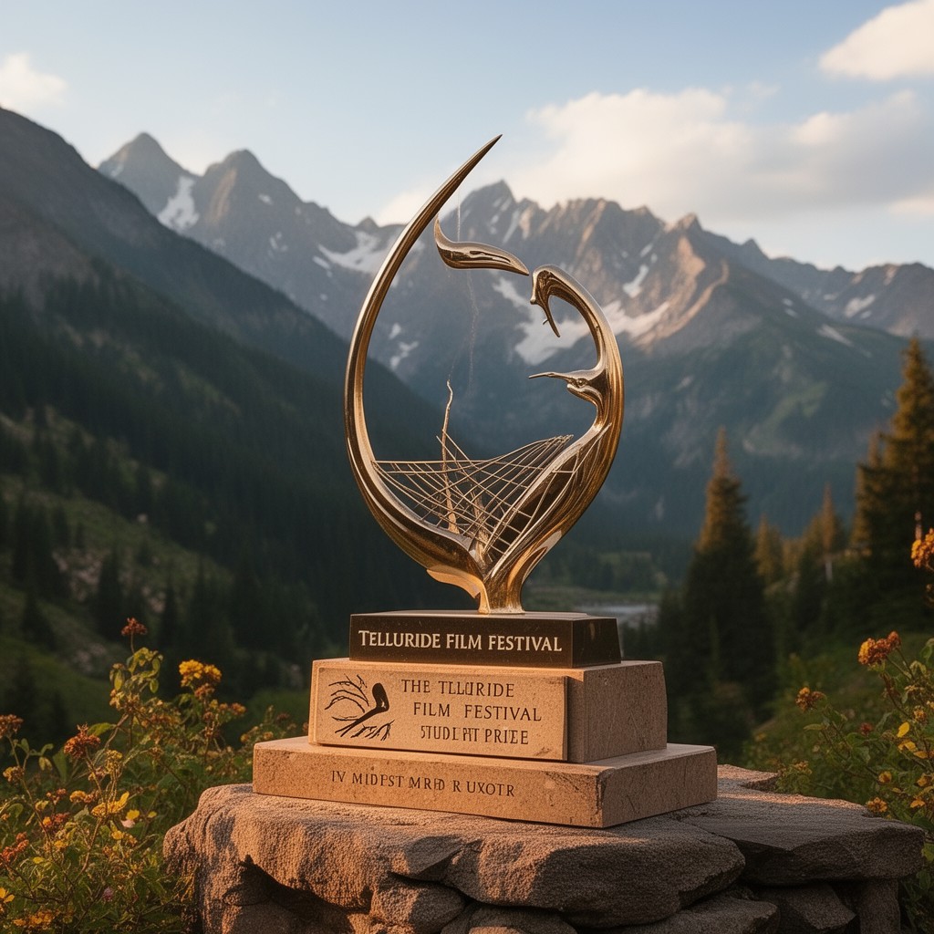 AI-generated illustration of Telluride Film Festival Student Prize