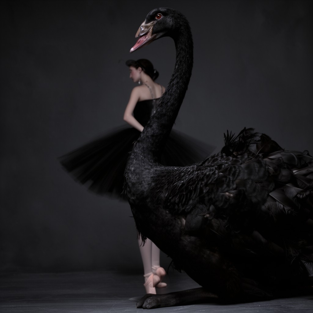 AI-generated illustration of Black Swan
