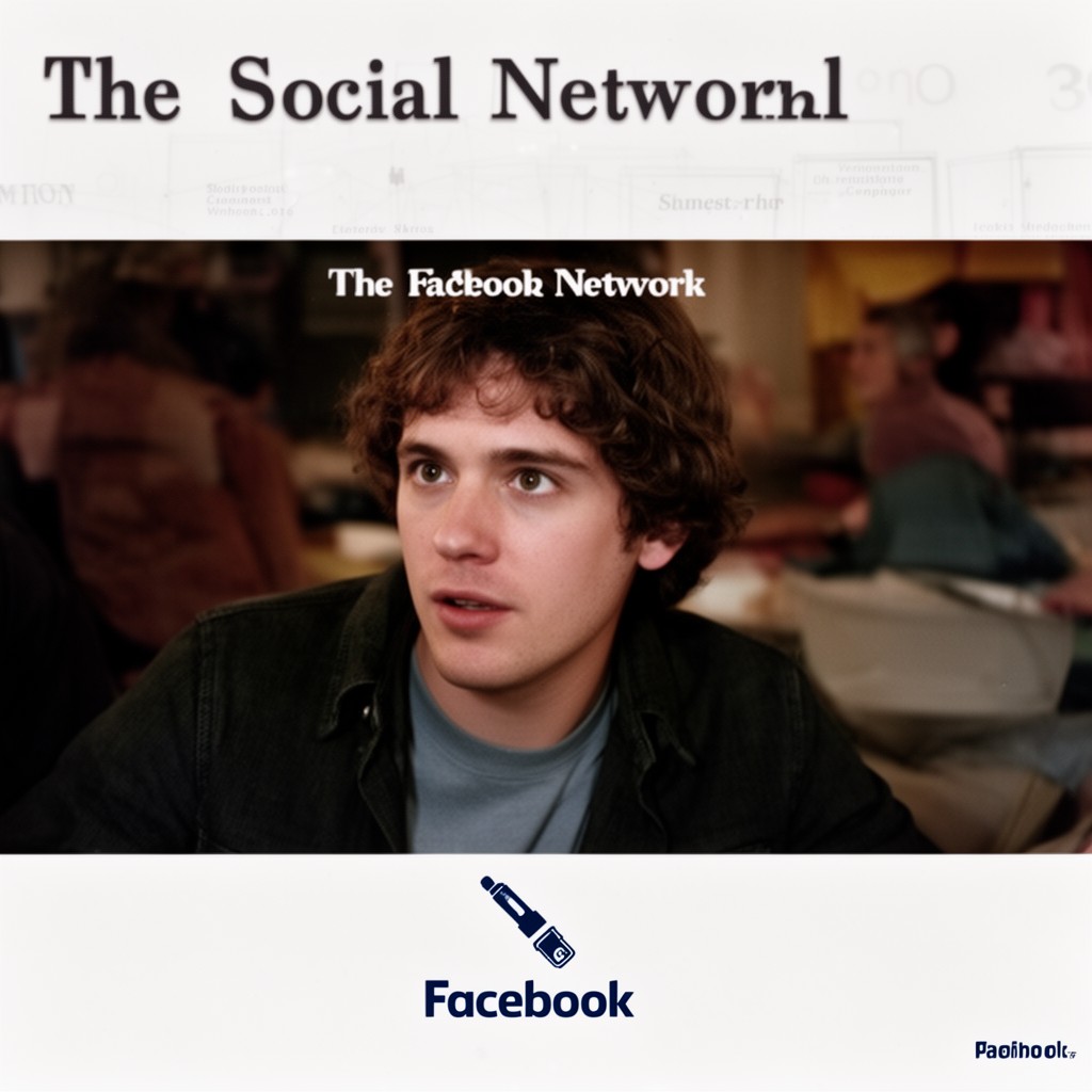 AI-generated illustration of The Social Network