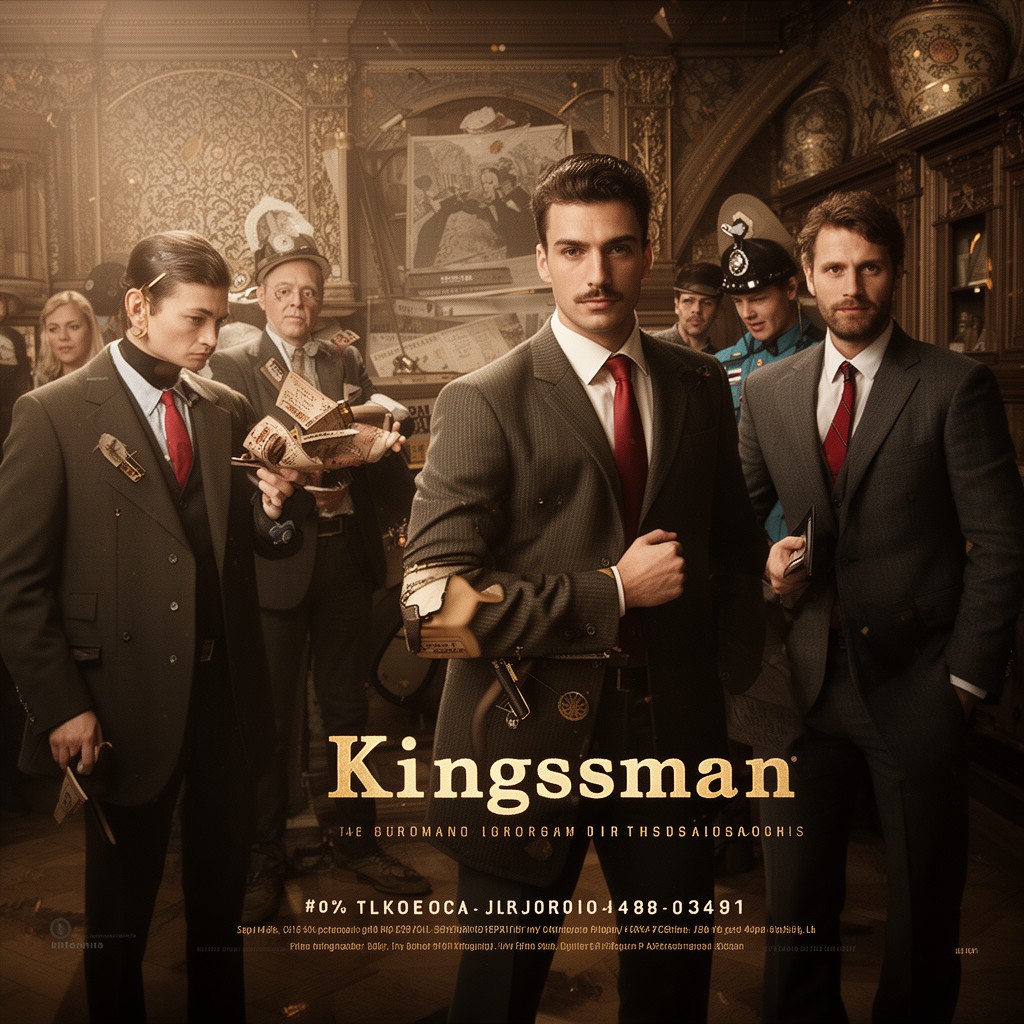 AI-generated illustration of Kingsman
