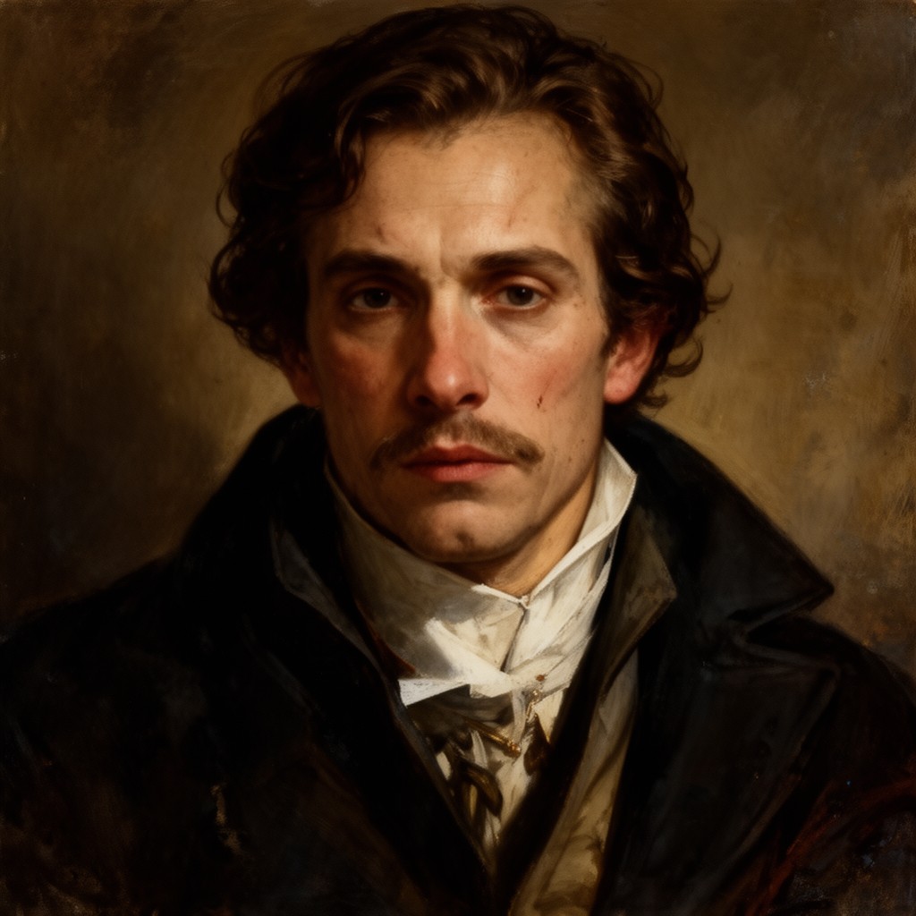 AI-generated illustration of David Caravaggio