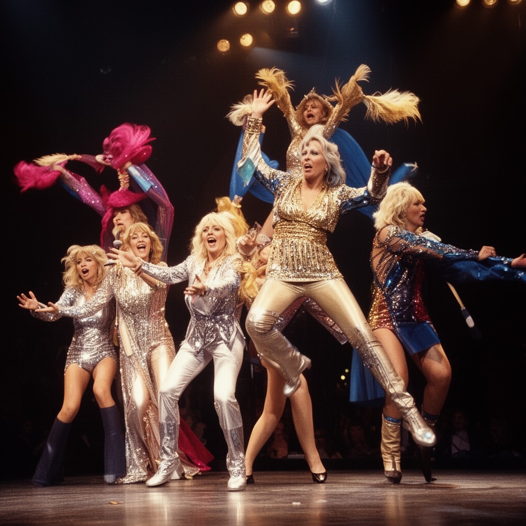 AI-generated illustration of ABBA