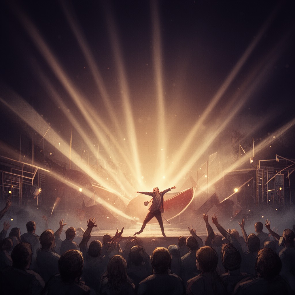 AI-generated illustration of The Winner Takes It All