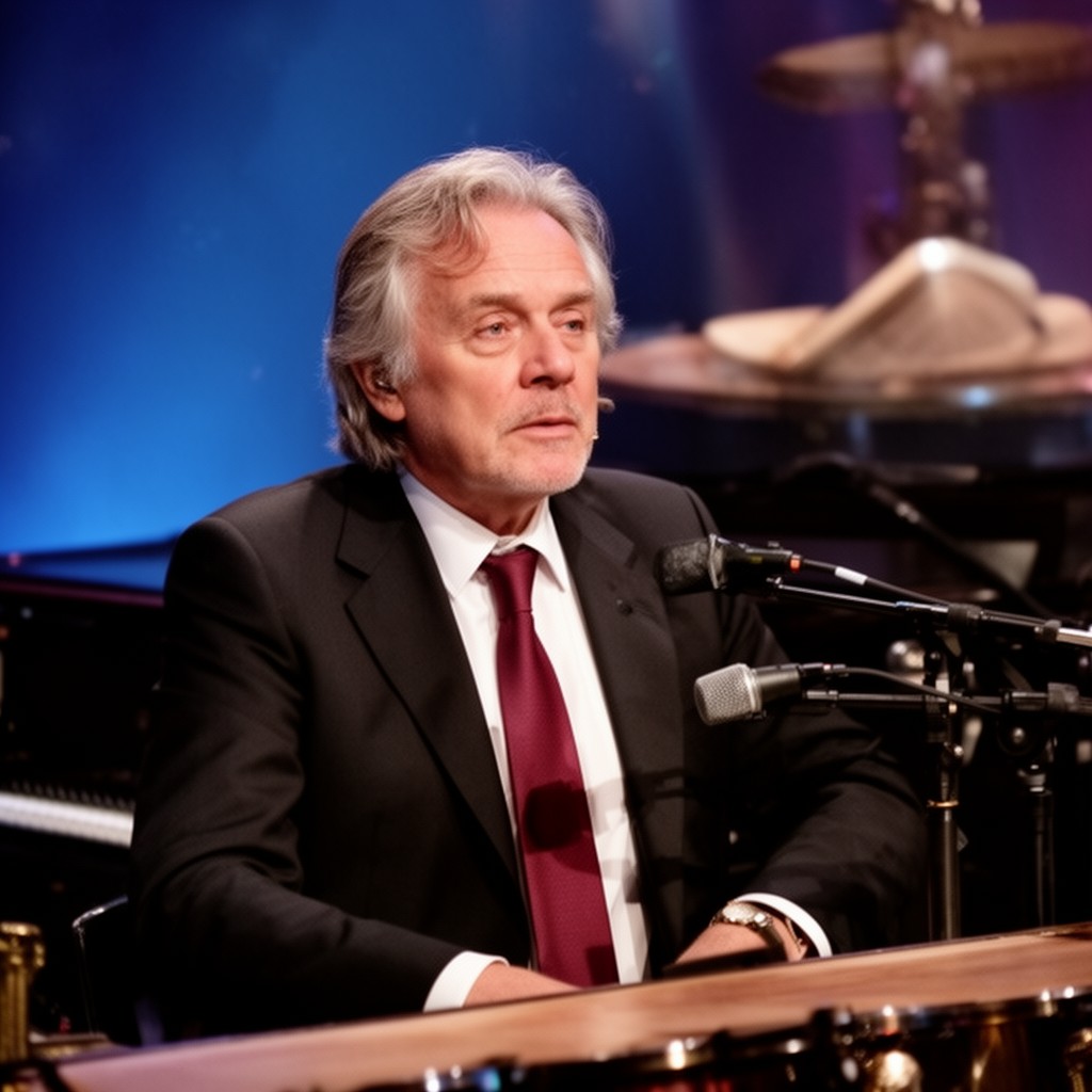 AI-generated illustration of Benny Andersson