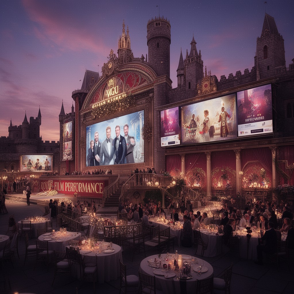 AI-generated illustration of Royal Film Performance