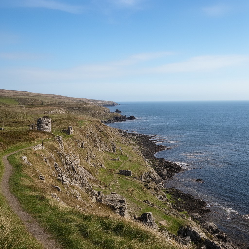 AI-generated illustration of Fife Coastal Path