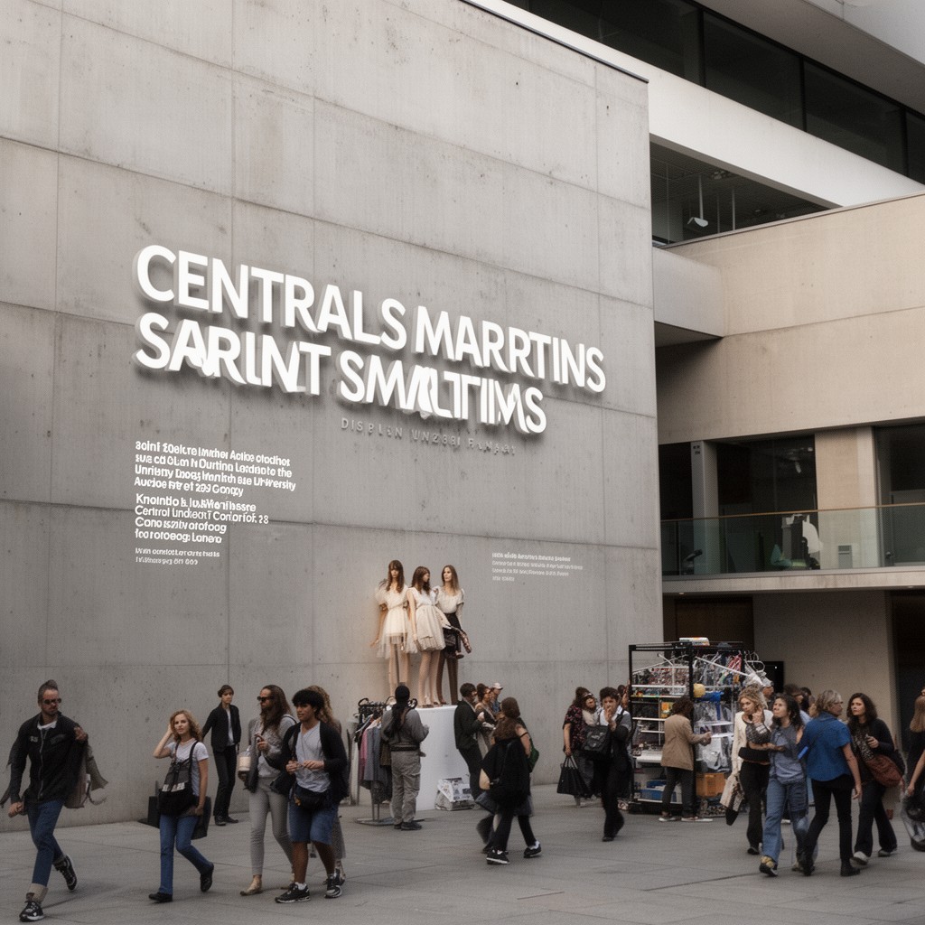 AI-generated illustration of Central Saint Martins