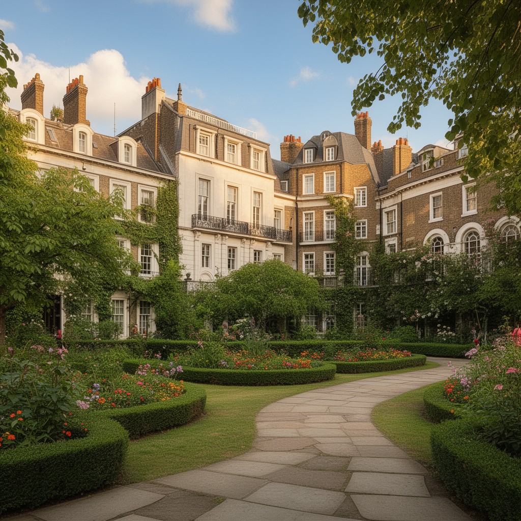 AI-generated illustration of Bloomsbury