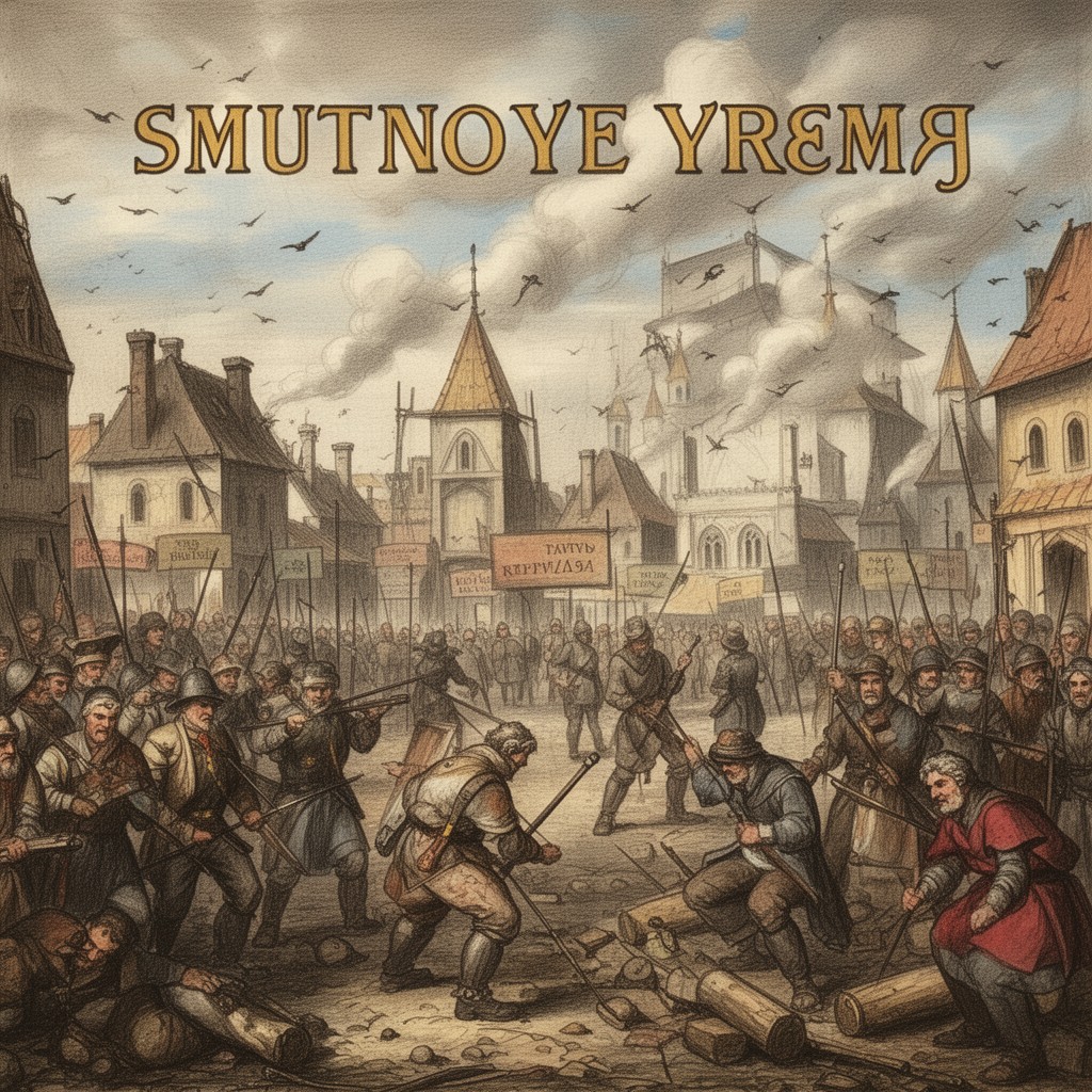 AI-generated illustration of Smutnoye vremya