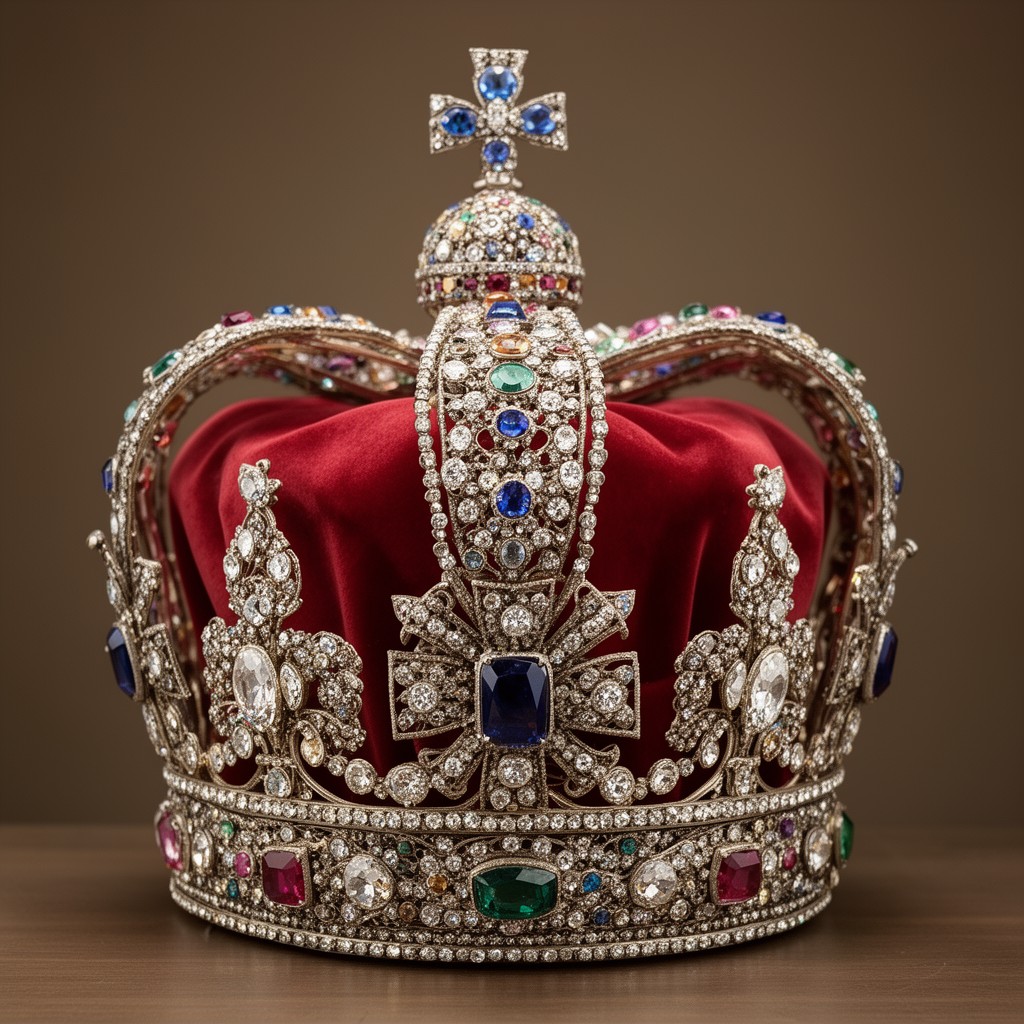 AI-generated illustration of Imperial Crown of Russia