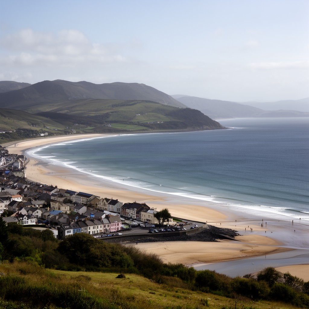 AI-generated illustration of Barmouth