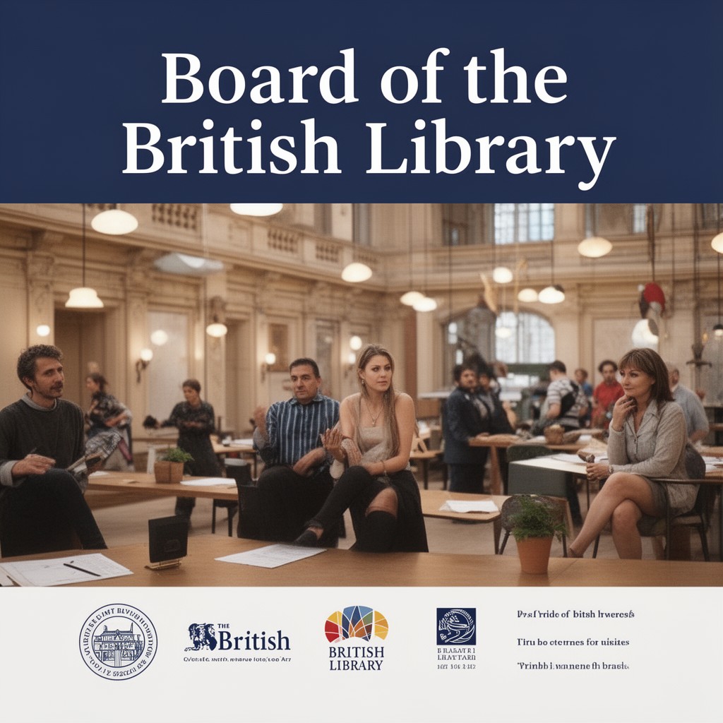 AI-generated illustration of Board of the British Library