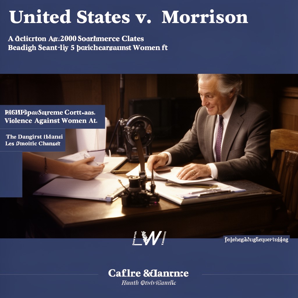 AI-generated illustration of United States v. Morrison