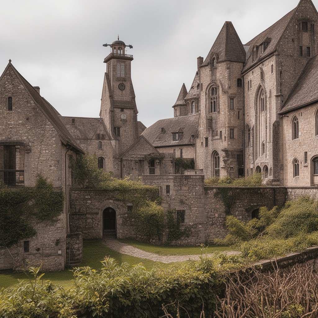 AI-generated illustration of Benedictines