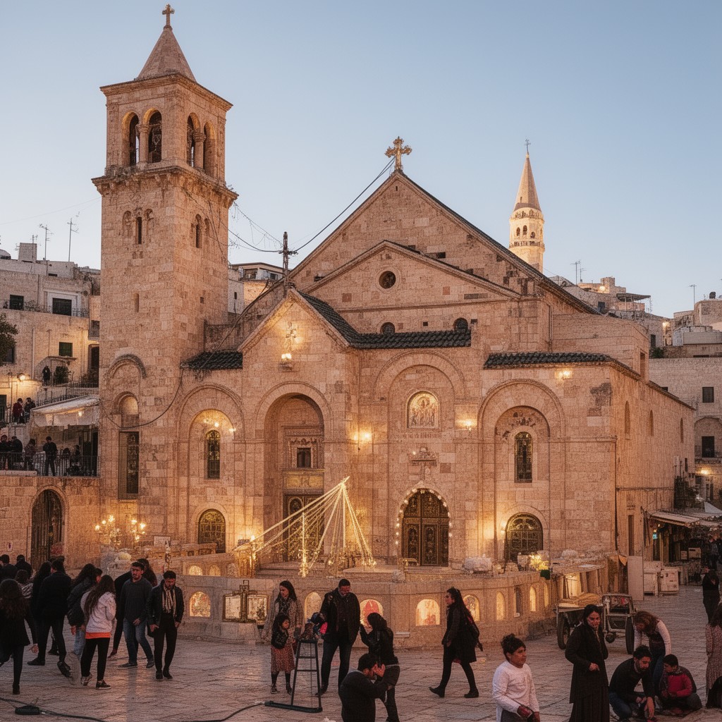 AI-generated illustration of Church of the Nativity