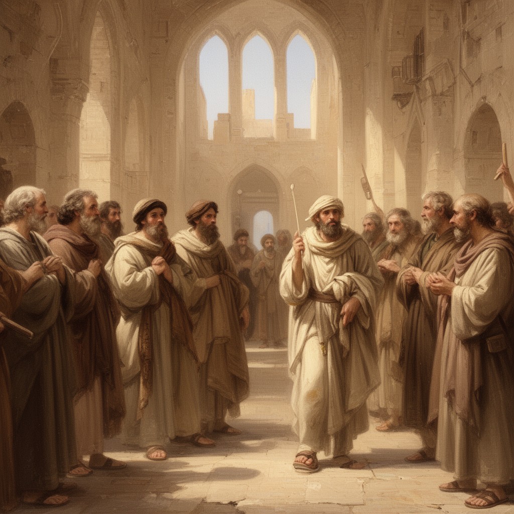 AI-generated illustration of Pharisees