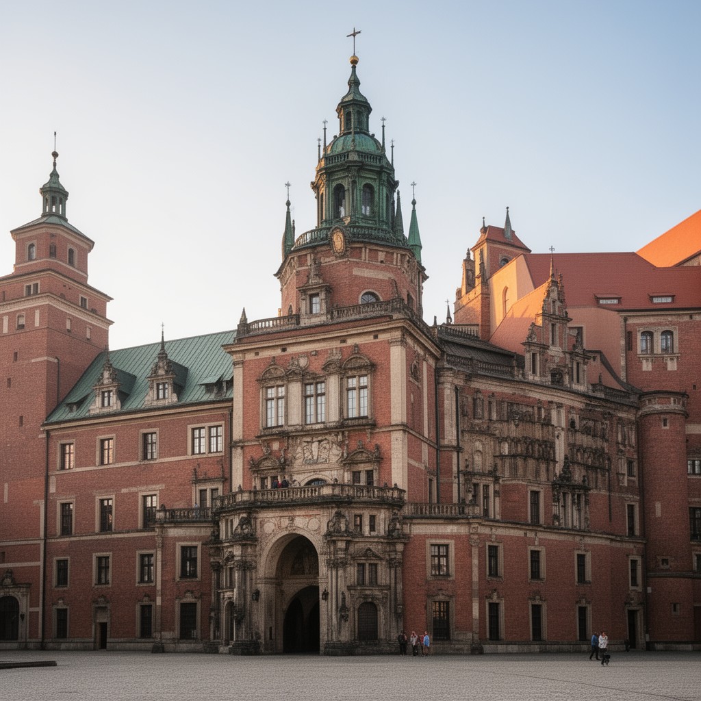 AI-generated illustration of Royal Castle in Warsaw