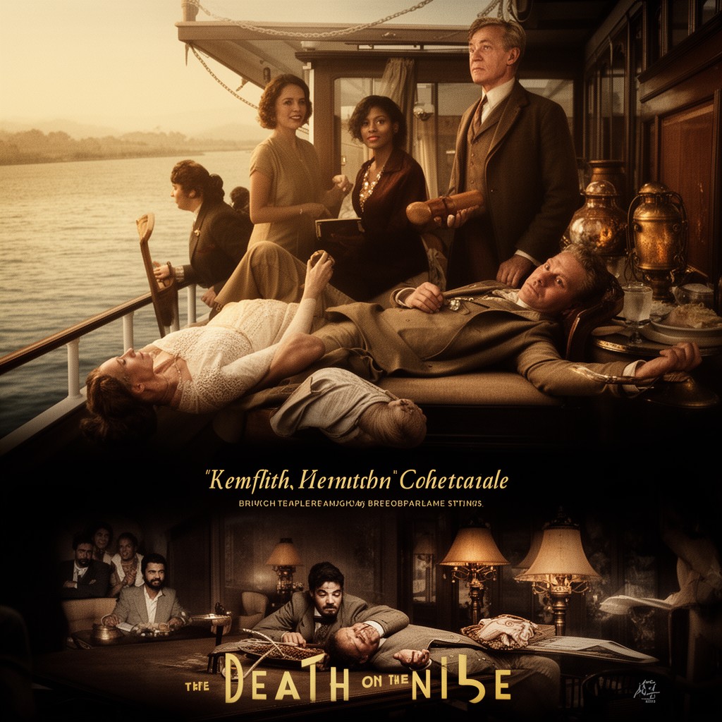 AI-generated illustration of Death on the Nile (2022 film)