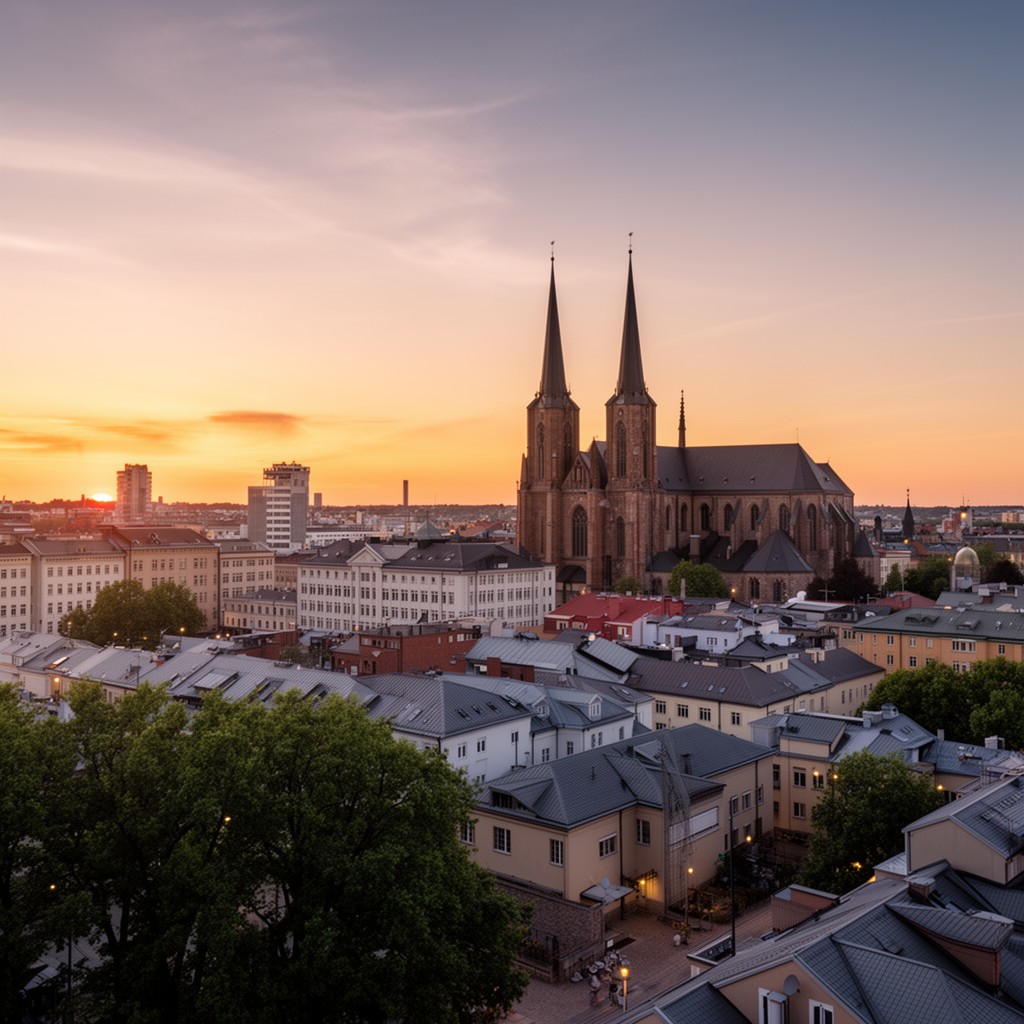 AI-generated illustration of Linköping