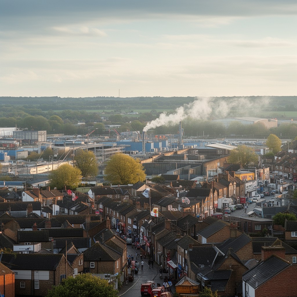 AI-generated illustration of Sittingbourne