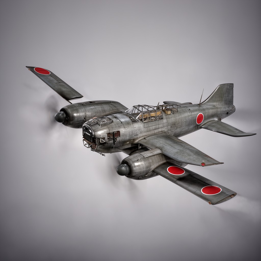 AI-generated illustration of Mitsubishi Ki-21
