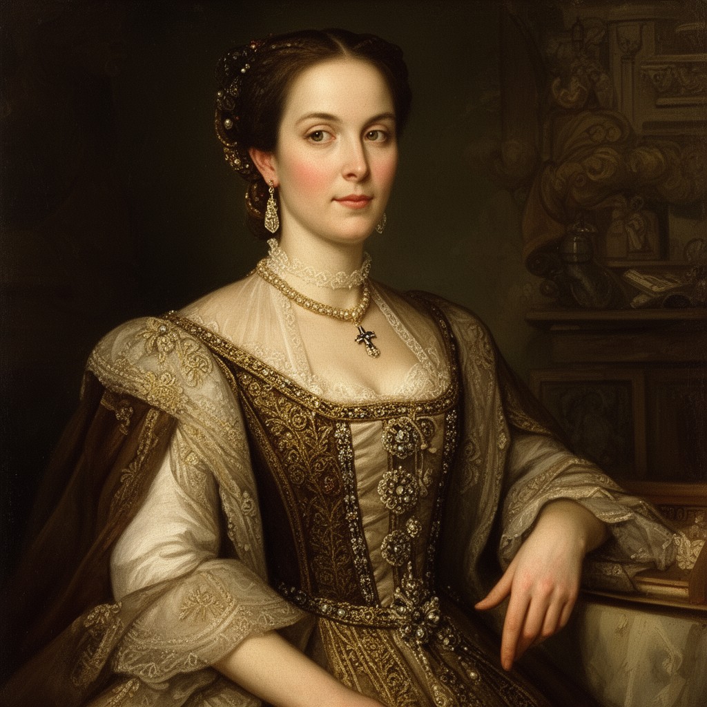 AI-generated illustration of Joanna of Austria