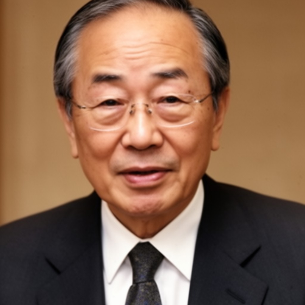 AI-generated illustration of Masayoshi Ōhira