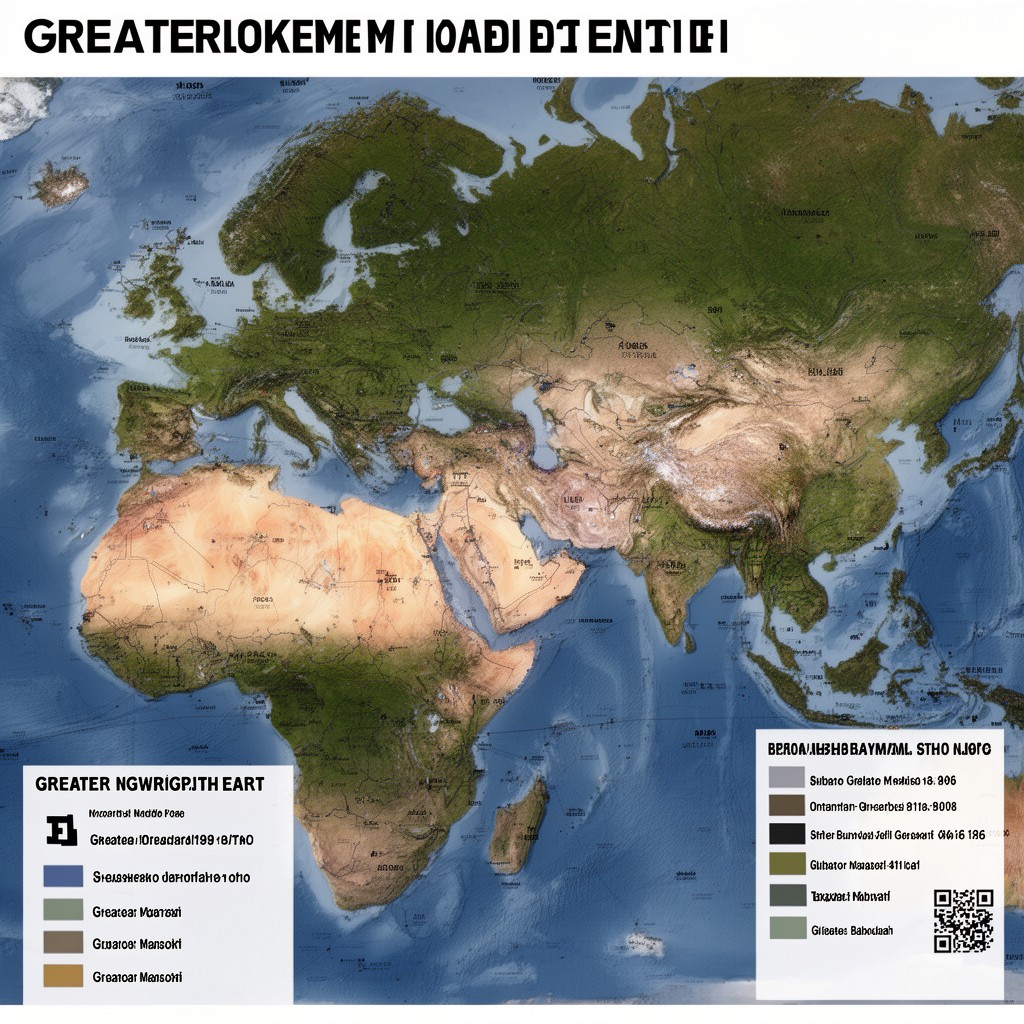 AI-generated illustration of Greater Middle East