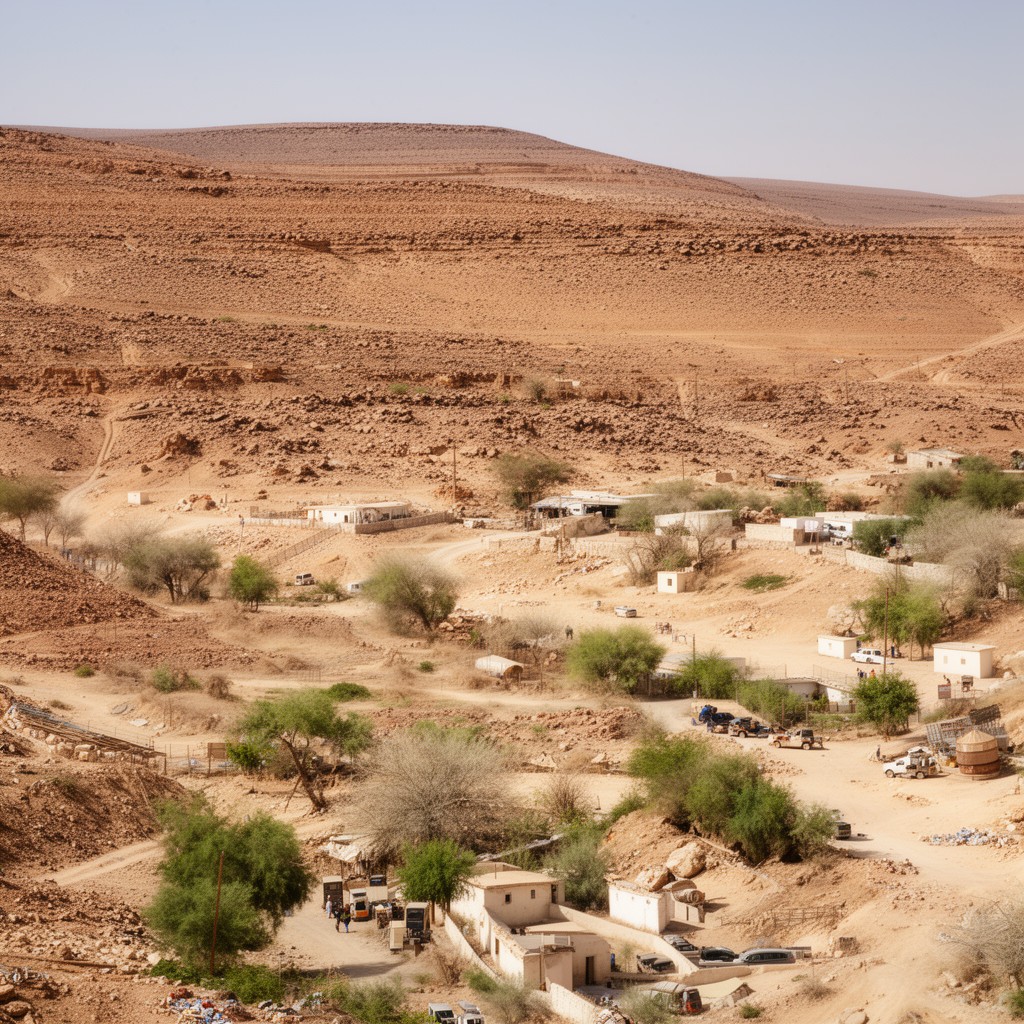 AI-generated illustration of Al Jawf Region