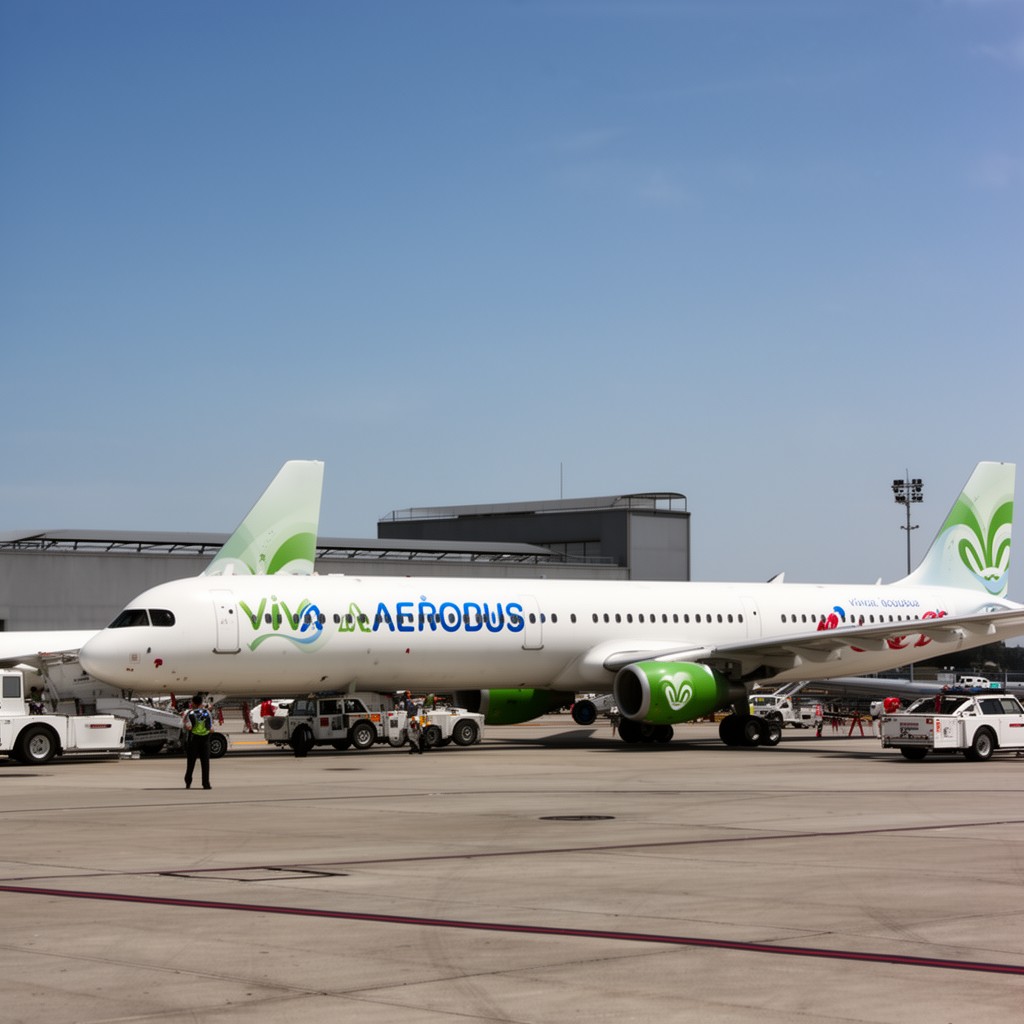 AI-generated illustration of Viva Aerobus