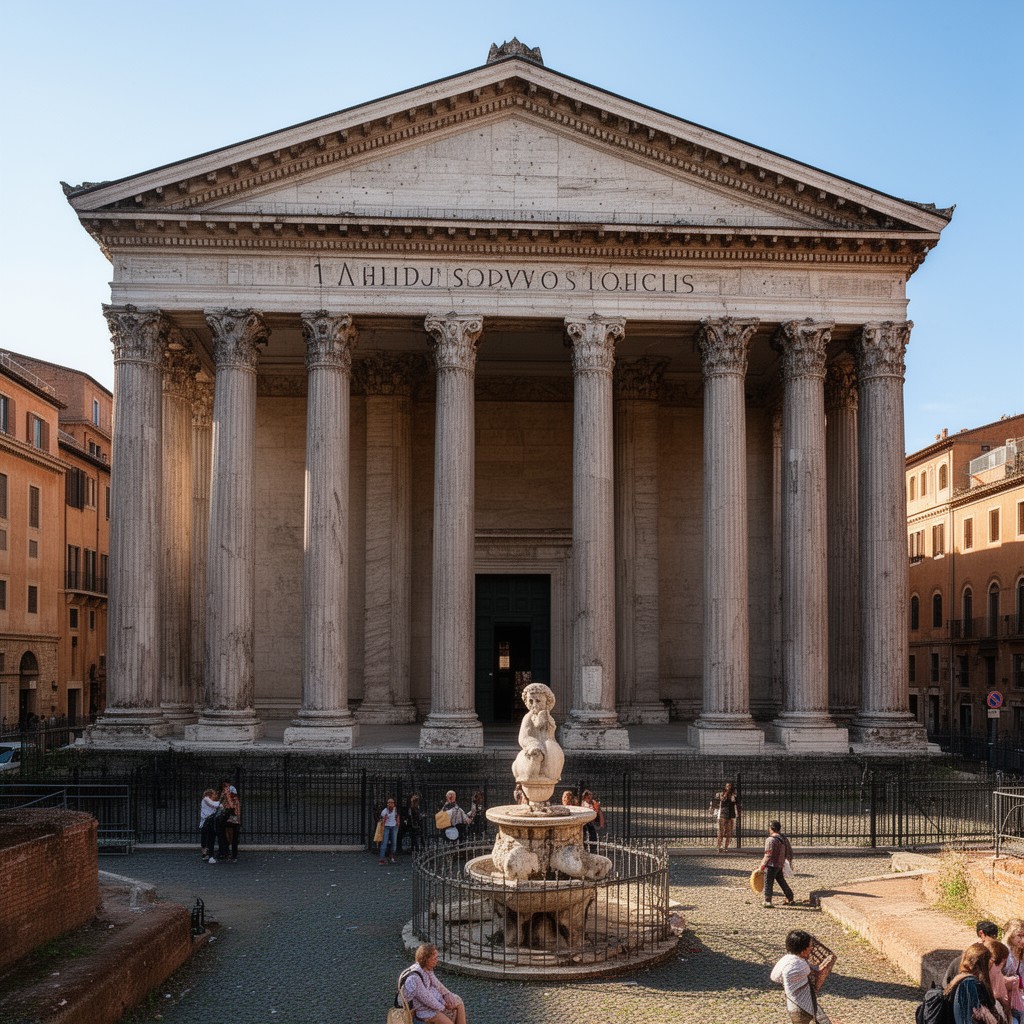 AI-generated illustration of Temple of Divus Julius