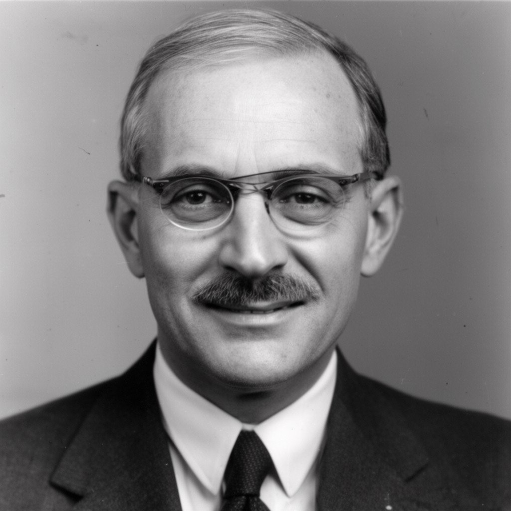 AI-generated illustration of Otto R. Eggers