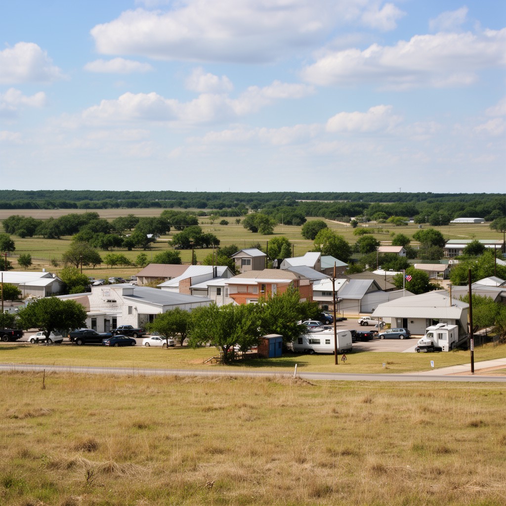 AI-generated illustration of Abbott, Texas, United States