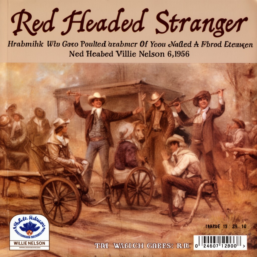 AI-generated illustration of Red Headed Stranger