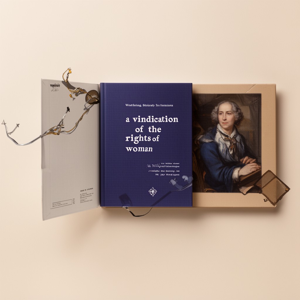 AI-generated illustration of A Vindication of the Rights of Woman