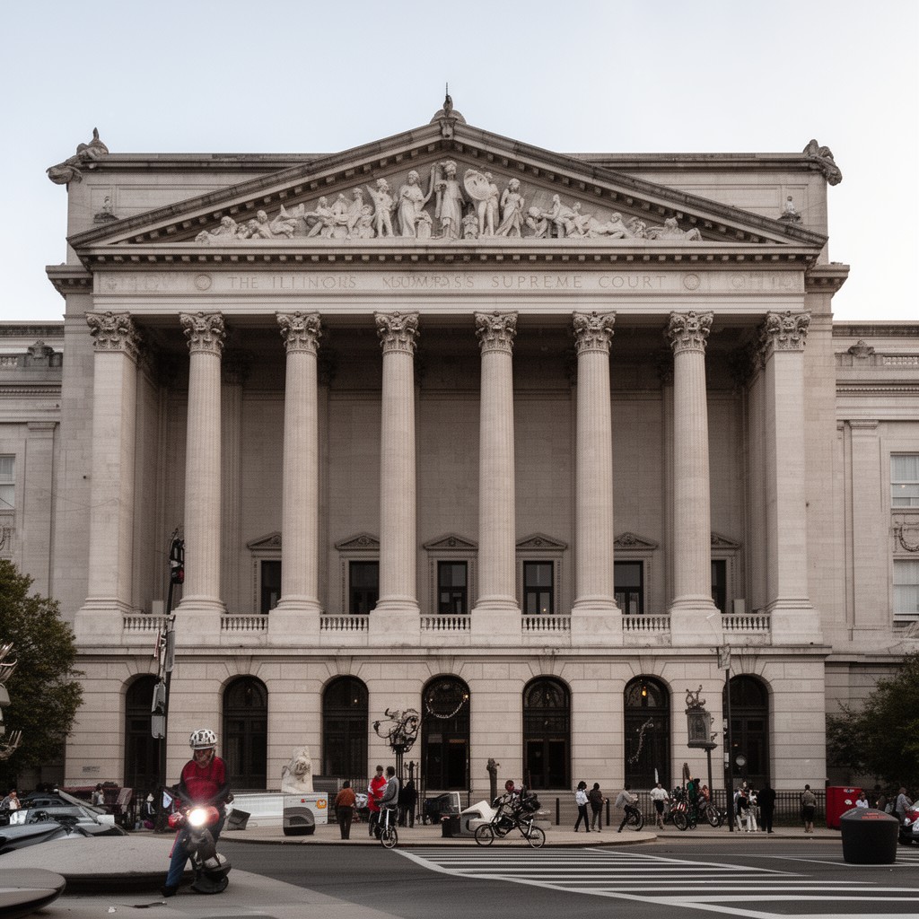 AI-generated illustration of Illinois Supreme Court