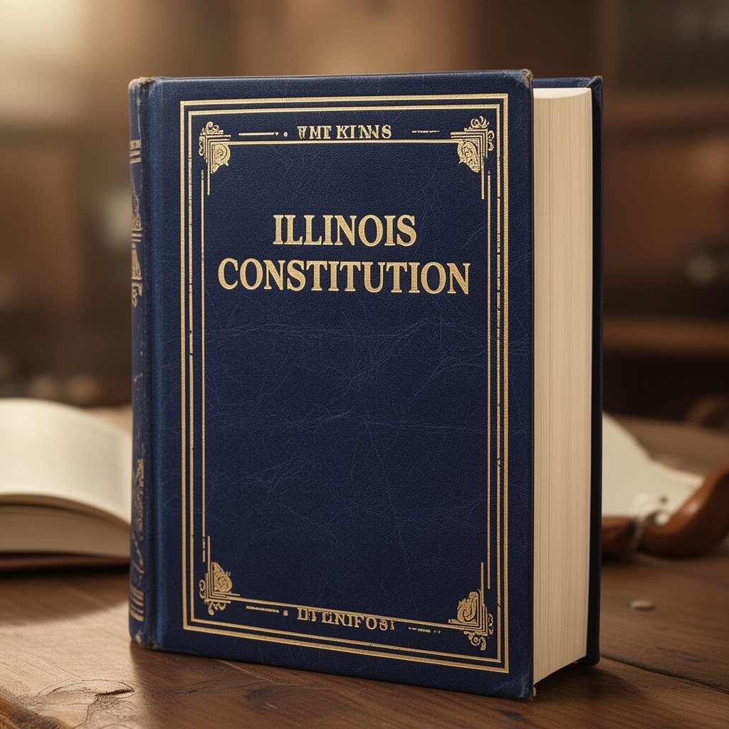 AI-generated illustration of Illinois Constitution