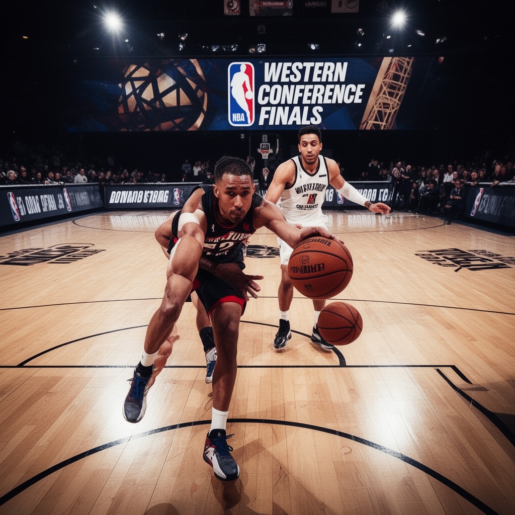 AI-generated illustration of Western Conference Finals