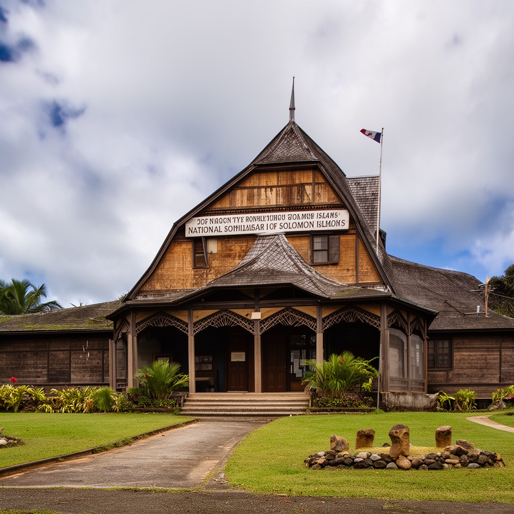 AI-generated illustration of National Museum of Solomon Islands