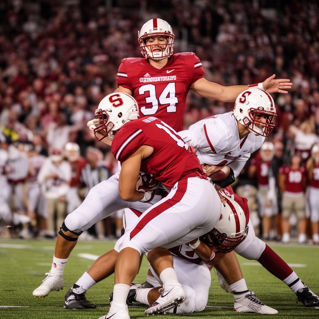 AI-generated illustration of Stanford Cardinal athletics