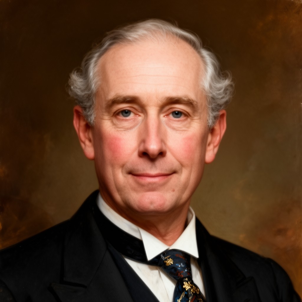 AI-generated illustration of His Majesty